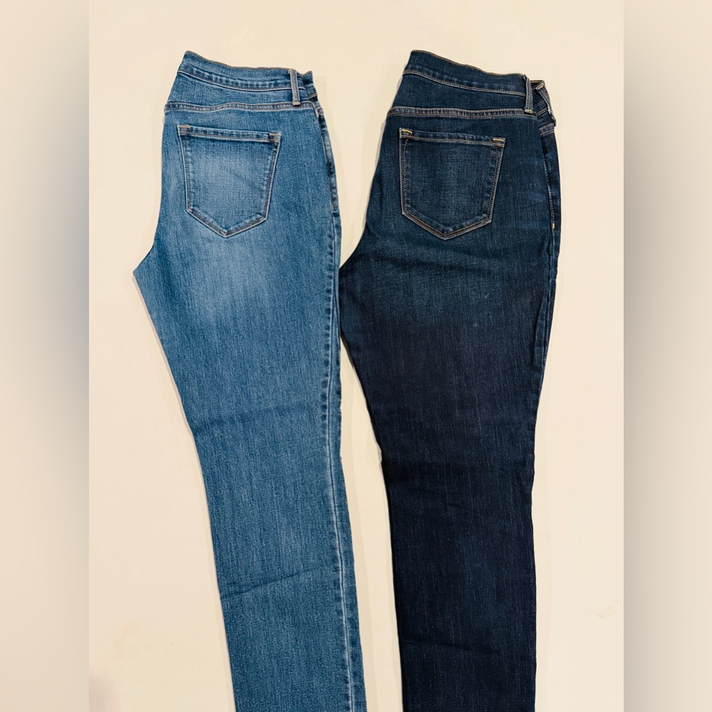 Old Navy Curvy Profile Mid-Rise 8 Short x2 - Picture 2 of 5